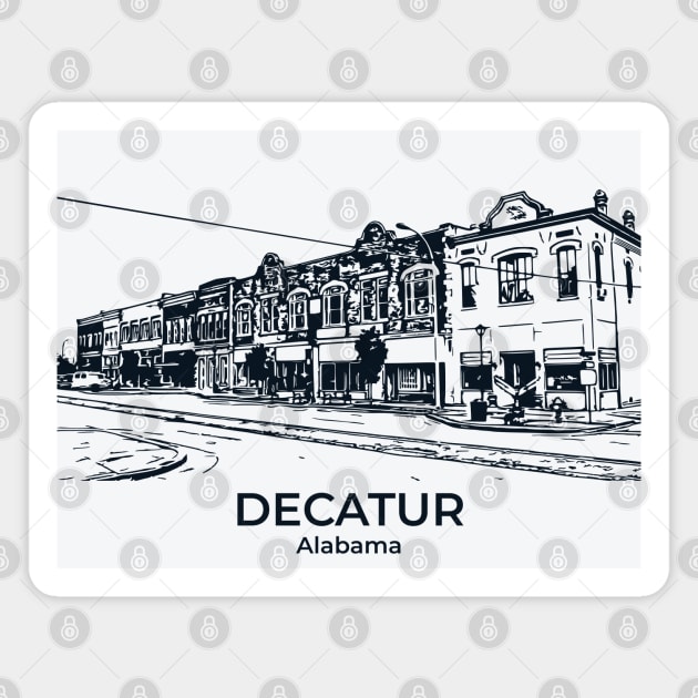 Decatur - Alabama Magnet by Lakeric